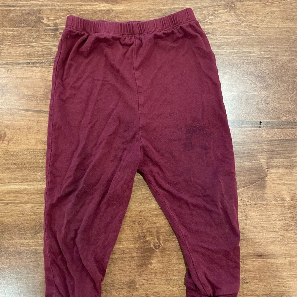Kyte BABY Burgundy bamboo Joggers 18-24